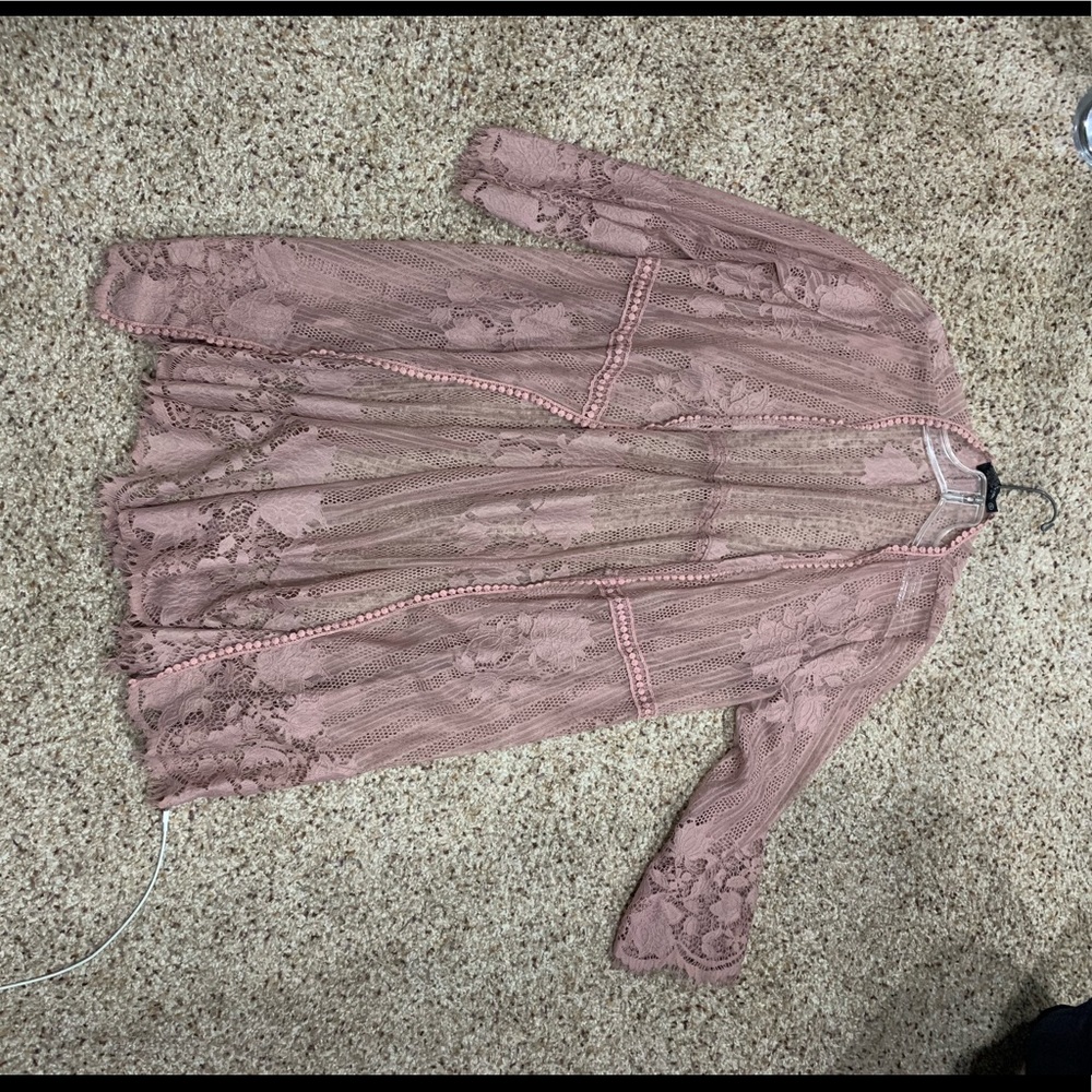 Dusty pink kimono